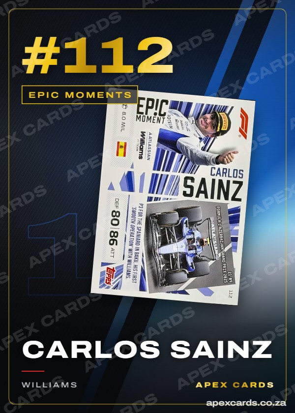 #112 Carlos Sainz – Epic Moments (Turbo Attax 2026)