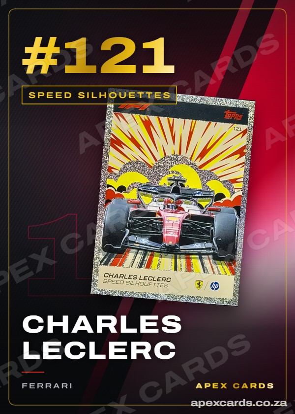 #121 Charles Leclerc — Speed Silhouettes – Apex Cards