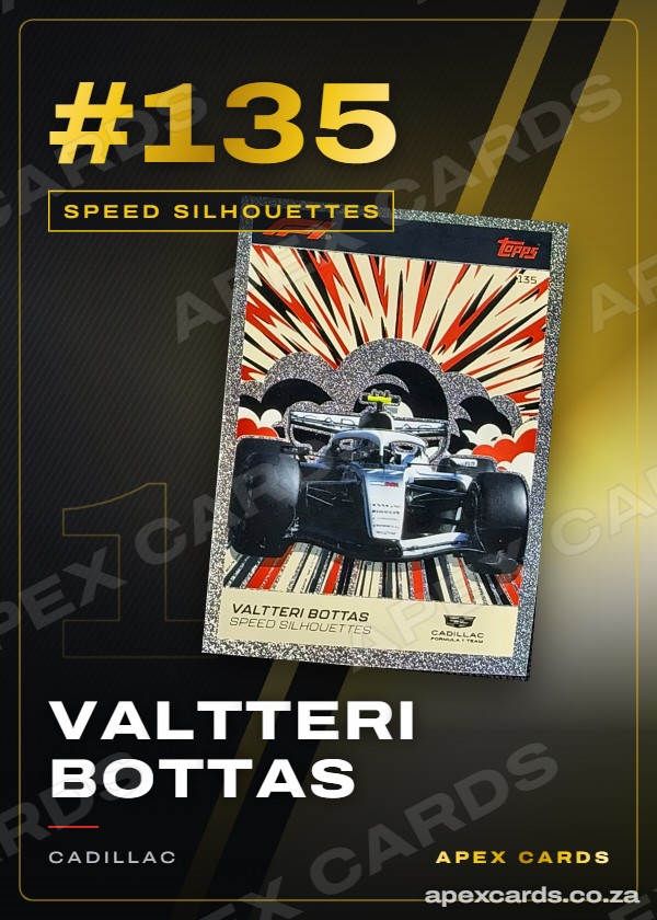 #135 Valtteri Bottas — Speed Silhouettes – Apex Cards