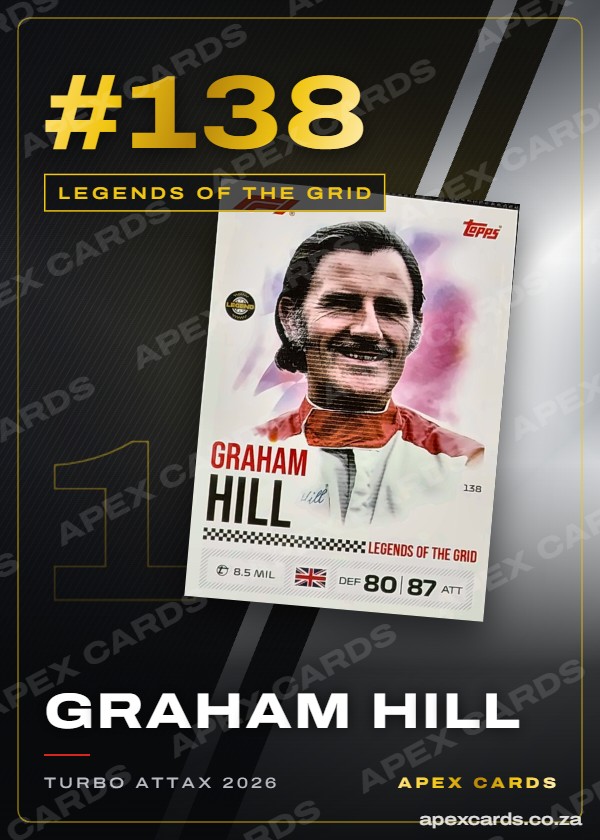 #138 Graham Hill – Legends of the Grid (Turbo Attax 2026)