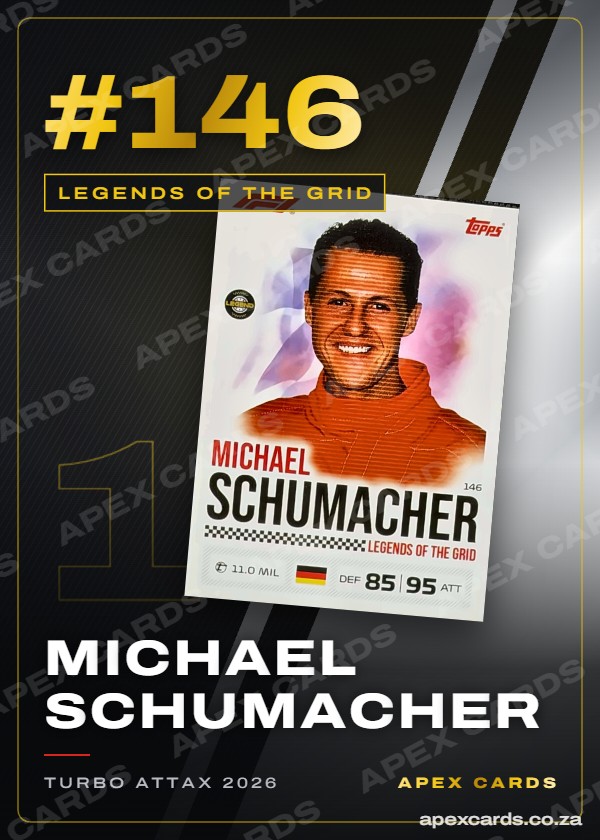 #146 Michael Schumacher – Legends of the Grid (Turbo Attax 2026)