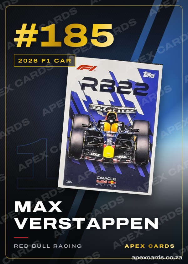 #185 Max Verstappen – 2026 F1 Car (Turbo Attax 2026)