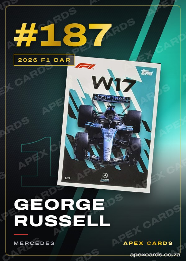#187 George Russell – 2026 F1 Car (Turbo Attax 2026)