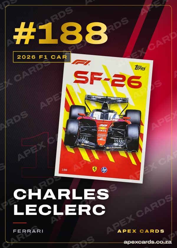 #188 Charles Leclerc – 2026 F1 Car (Turbo Attax 2026)
