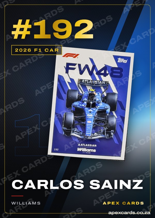 #192 Carlos Sainz – 2026 F1 Car (Turbo Attax 2026)