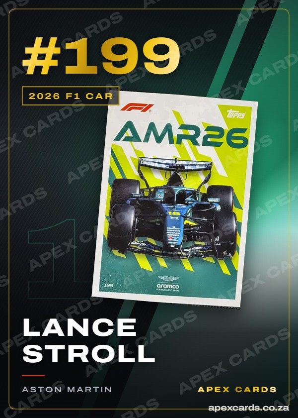 #199 Lance Stroll – 2026 F1 Car (Turbo Attax 2026)