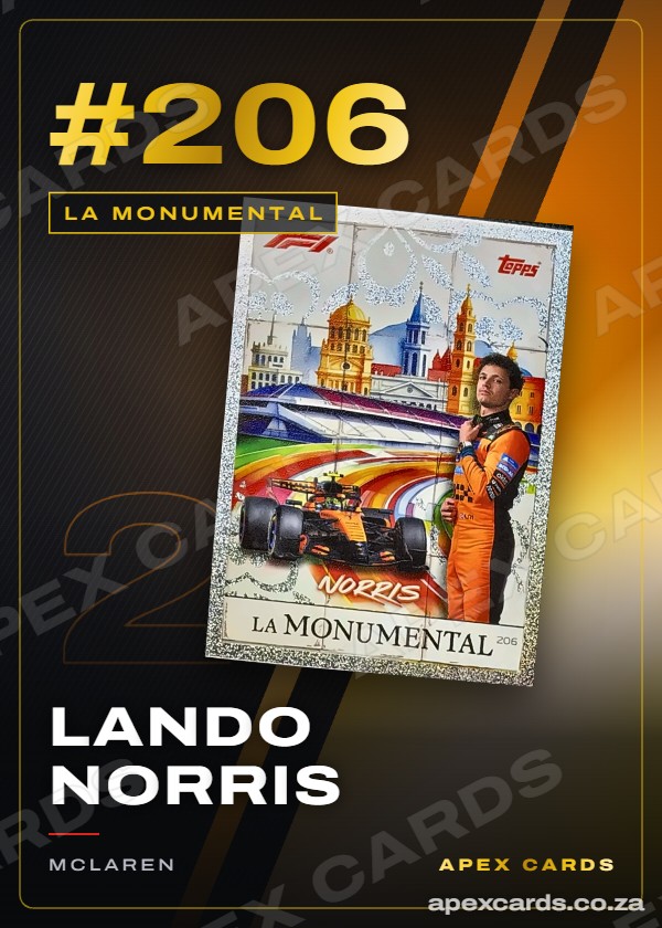 #206 Lando Norris — La Monumental – Apex Cards