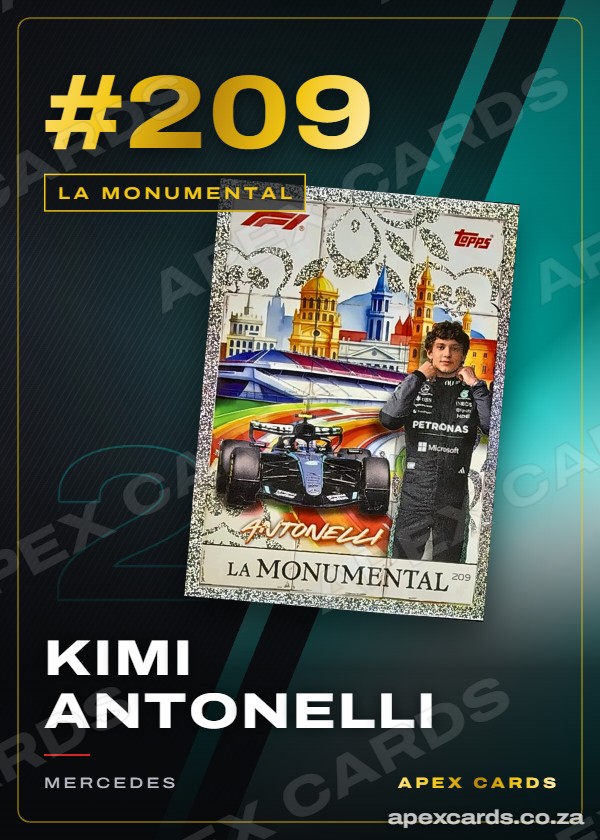 #209 Kimi Antonelli — La Monumental – Apex Cards