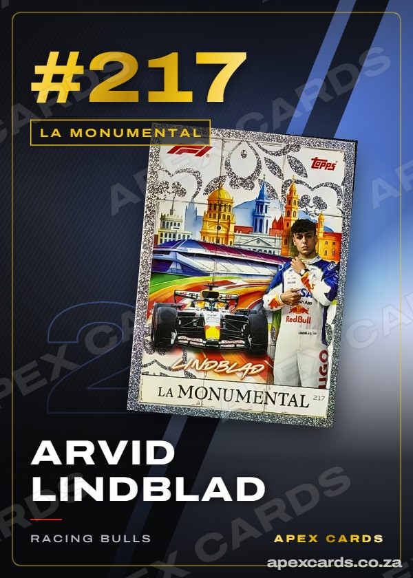 #217 Arvid Lindblad — La Monumental – Apex Cards