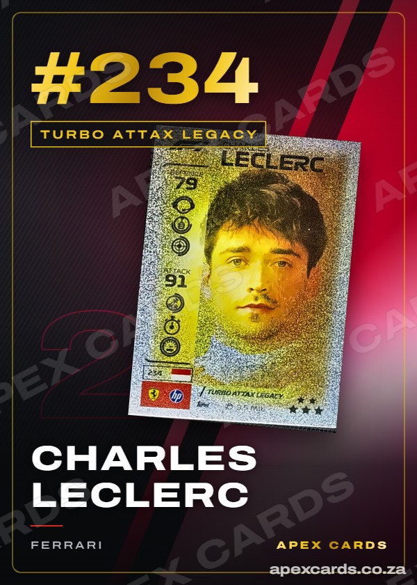 #234 Charles Leclerc — Turbo Attax Legacy – Apex Cards