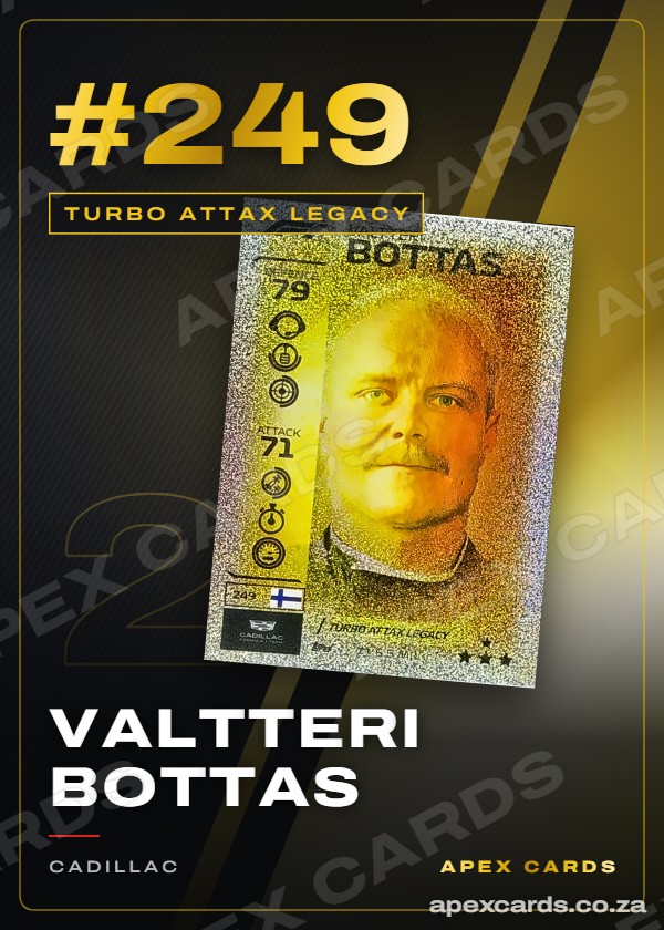#249 Valtteri Bottas — Turbo Attax Legacy – Apex Cards