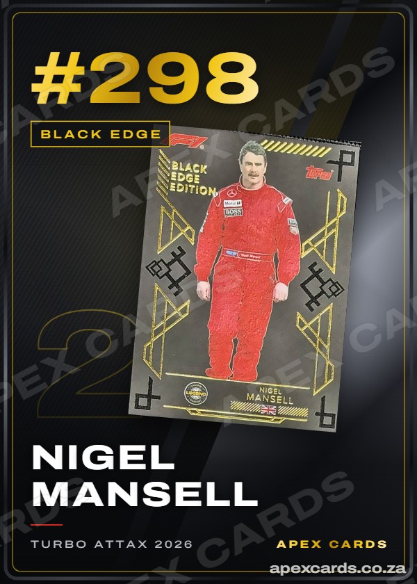 #298 Nigel Mansell — Black Edge – Apex Cards