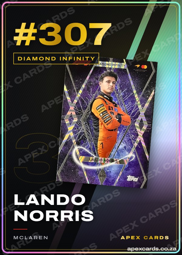 #307 Lando Norris – Diamond Infinity (Turbo Attax 2026)