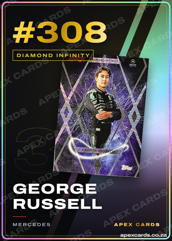 #308 George Russell – Diamond Infinity (Turbo Attax 2026)