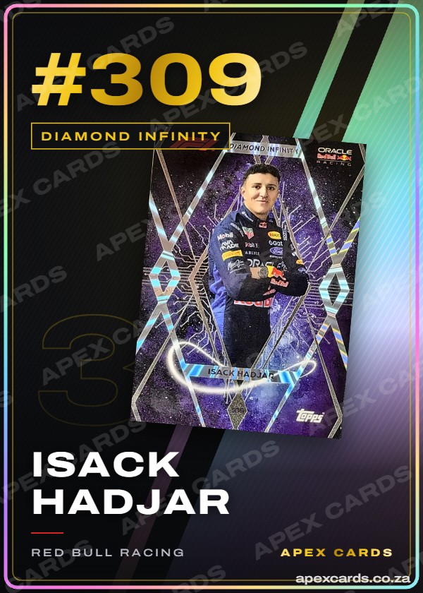 #309 Isack Hadjar – Diamond Infinity (Turbo Attax 2026)