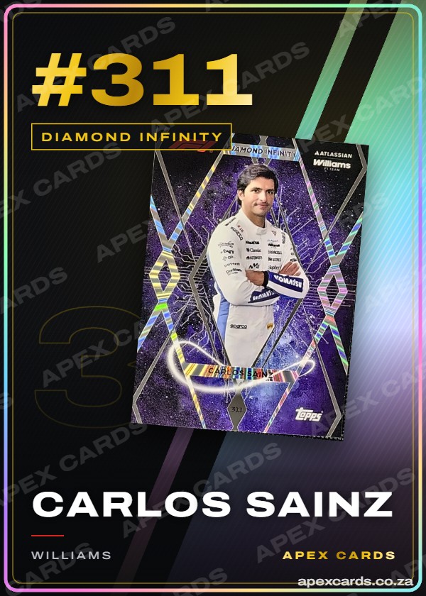 #311 Carlos Sainz – Diamond Infinity (Turbo Attax 2026)