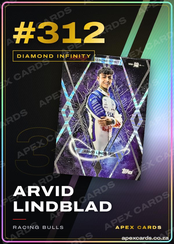 #312 Arvid Lindblad – Diamond Infinity (Turbo Attax 2026)