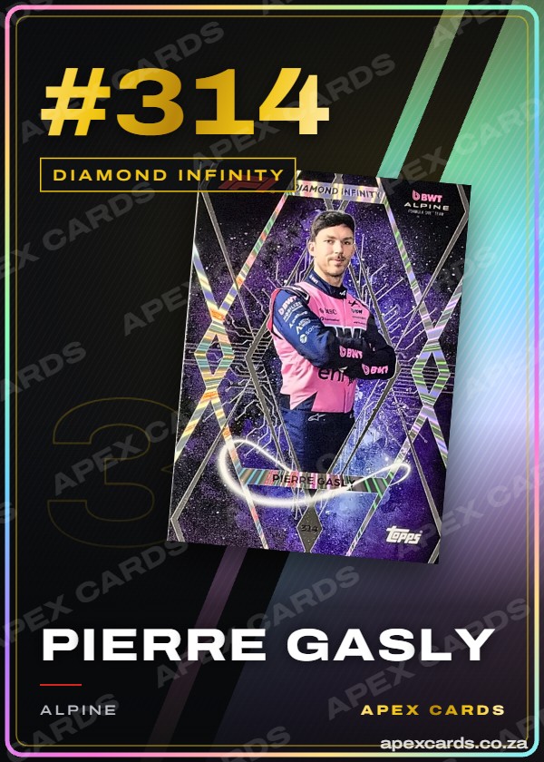 #314 Pierre Gasly – Diamond Infinity (Turbo Attax 2026)