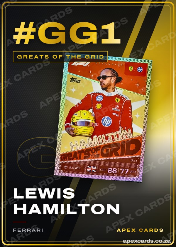 #GG1 Lewis Hamilton – Greats of the Grid (Turbo Attax 2026)