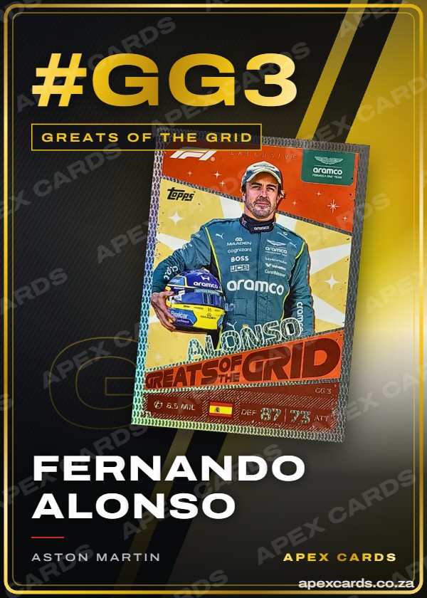#GG3 Fernando Alonso – Greats of the Grid (Turbo Attax 2026)