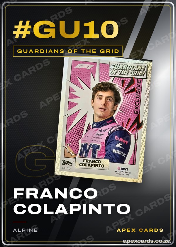 #GU10 Franco Colapinto – Guardians of the Grid (Turbo Attax 2026)