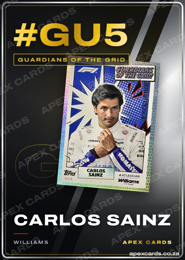 #GU5 Carlos Sainz – Guardians of the Grid (Turbo Attax 2026)