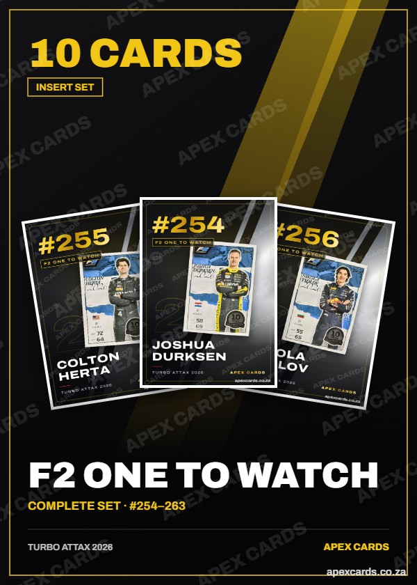 F2 One to Watch complete set – Turbo Attax 2026