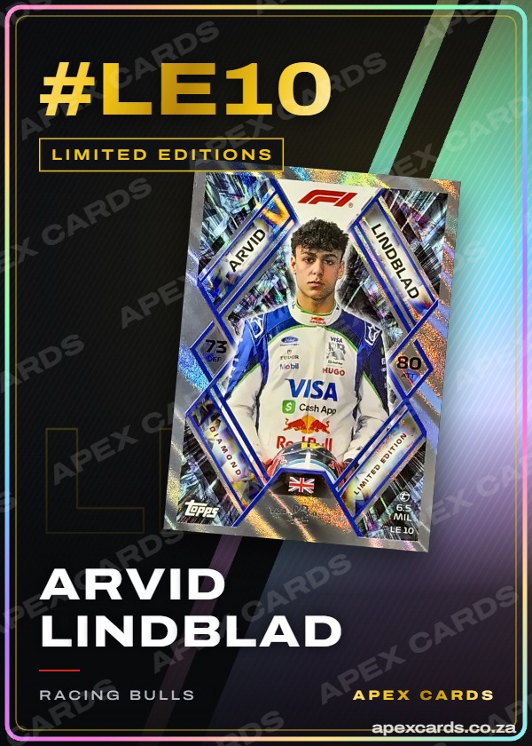 #LE10 Arvid Lindblad – Limited Editions (Turbo Attax 2026)