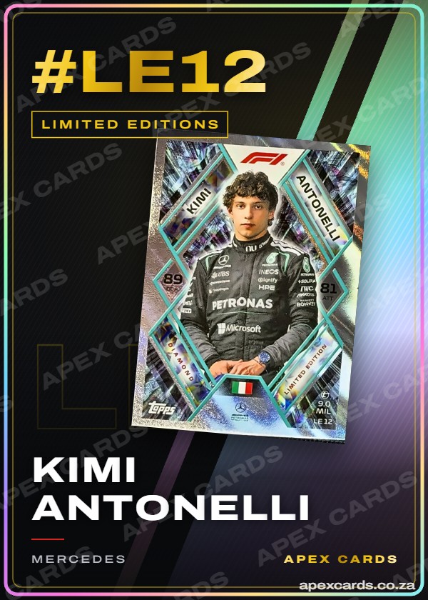 #LE12 Kimi Antonelli – Limited Editions (Turbo Attax 2026)