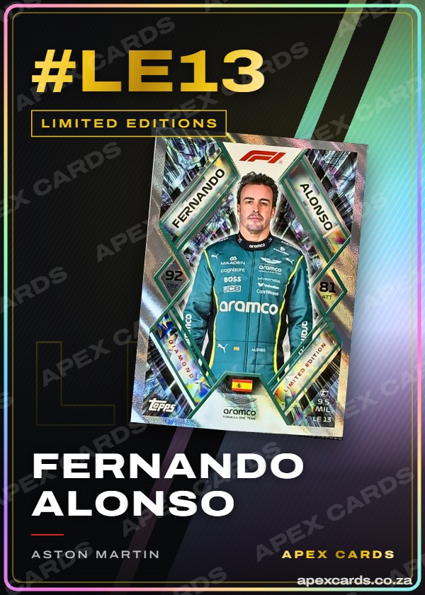 #LE13 Fernando Alonso – Limited Editions (Turbo Attax 2026)