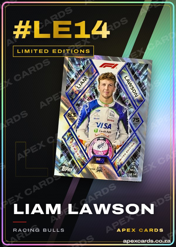 #LE14 Liam Lawson – Limited Editions (Turbo Attax 2026)