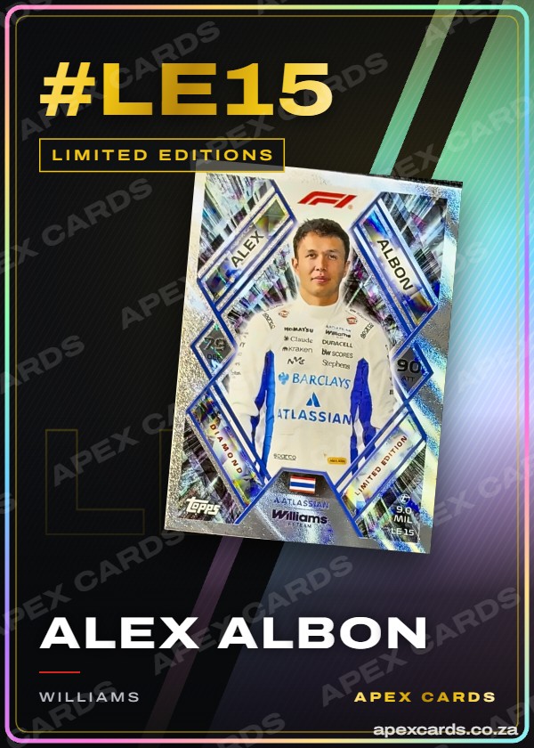 #LE15 Alex Albon – Limited Editions (Turbo Attax 2026)