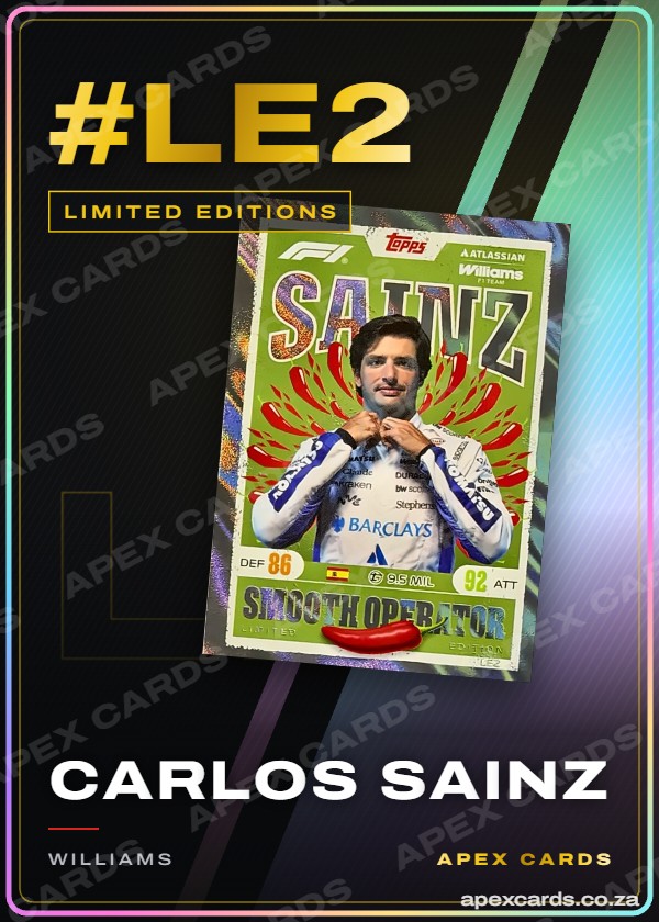 #LE2 Carlos Sainz – Limited Editions (Turbo Attax 2026)