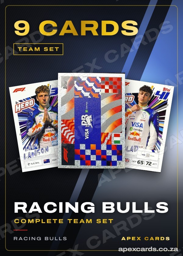 Racing Bulls team set — 9 cards — F1 Turbo Attax 2026