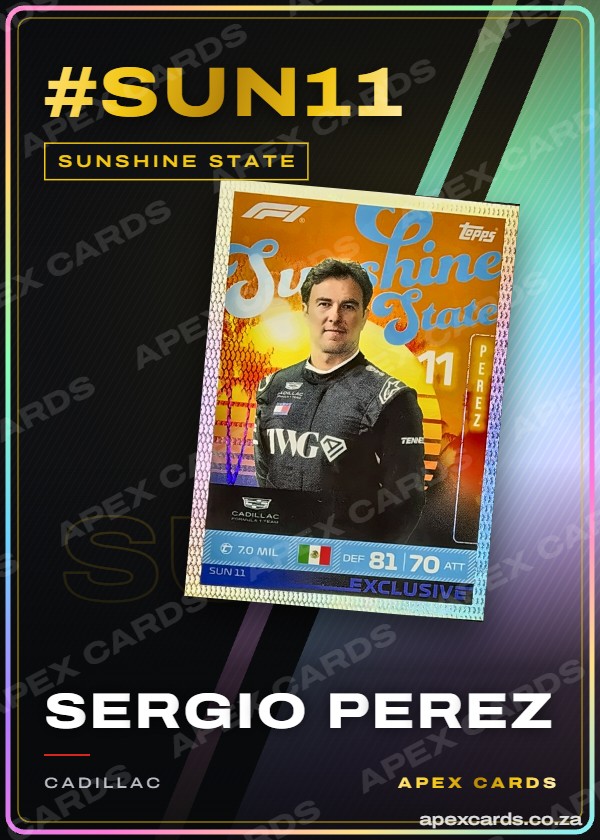 #SUN11 Sergio Perez – Sunshine State (Turbo Attax 2026)
