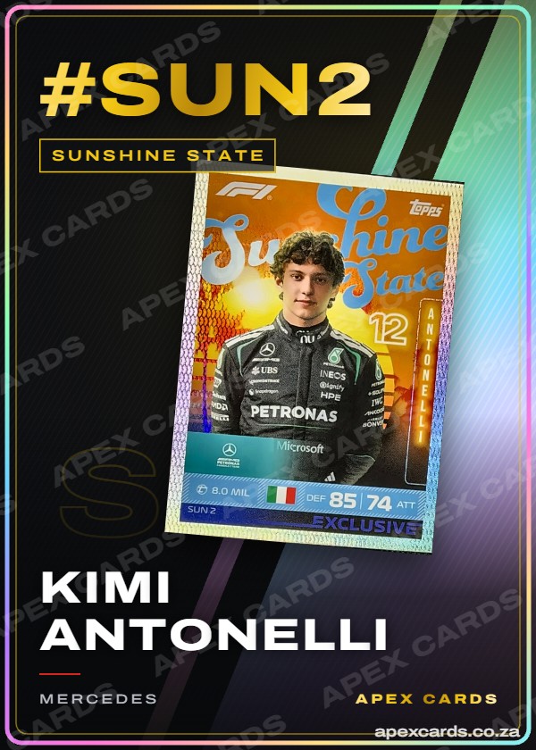 #SUN2 Kimi Antonelli – Sunshine State (Turbo Attax 2026)