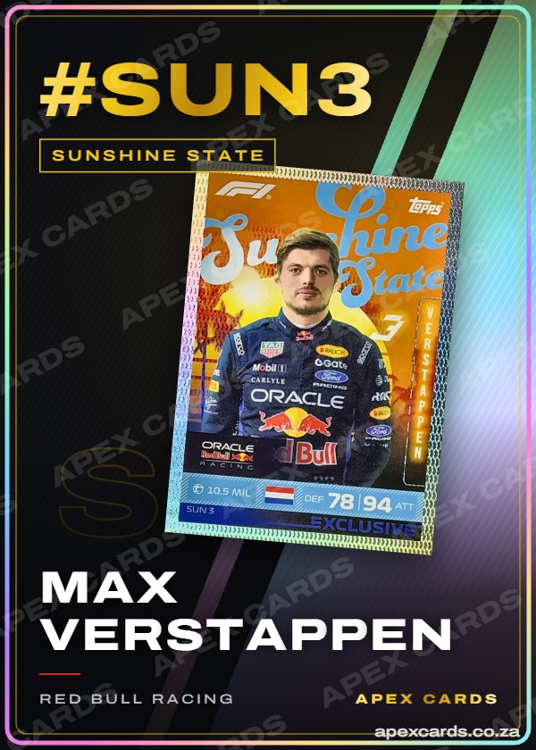 #SUN3 Max Verstappen – Sunshine State (Turbo Attax 2026)